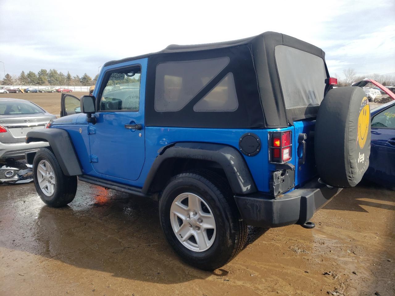 2016 Jeep Wrangler VIN 1C4AJWAG2GL113425 Copart auction photo, side damage thumbnail 2
