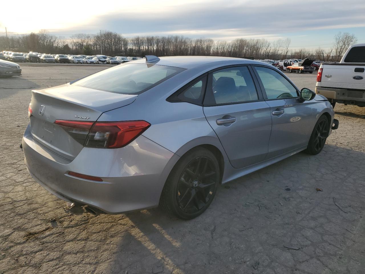 2022 Honda Civic VIN 2HGFE2F58NH596151 Copart auction photo, front end damage thumbnail 3