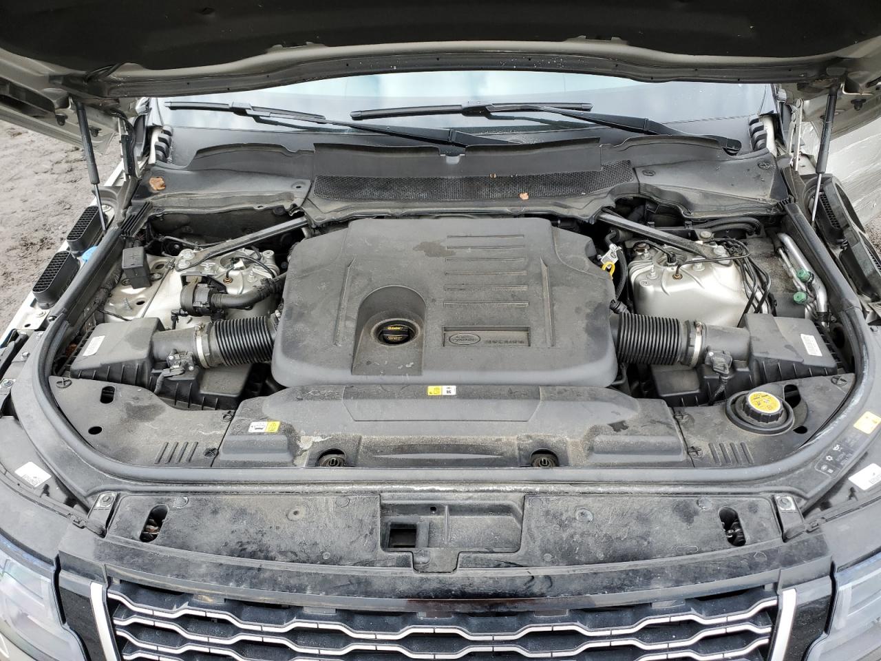 2020 Land Rover Range Rover VIN SALGS2RU4LA599454 Copart auction photo, front end / side damage thumbnail 12