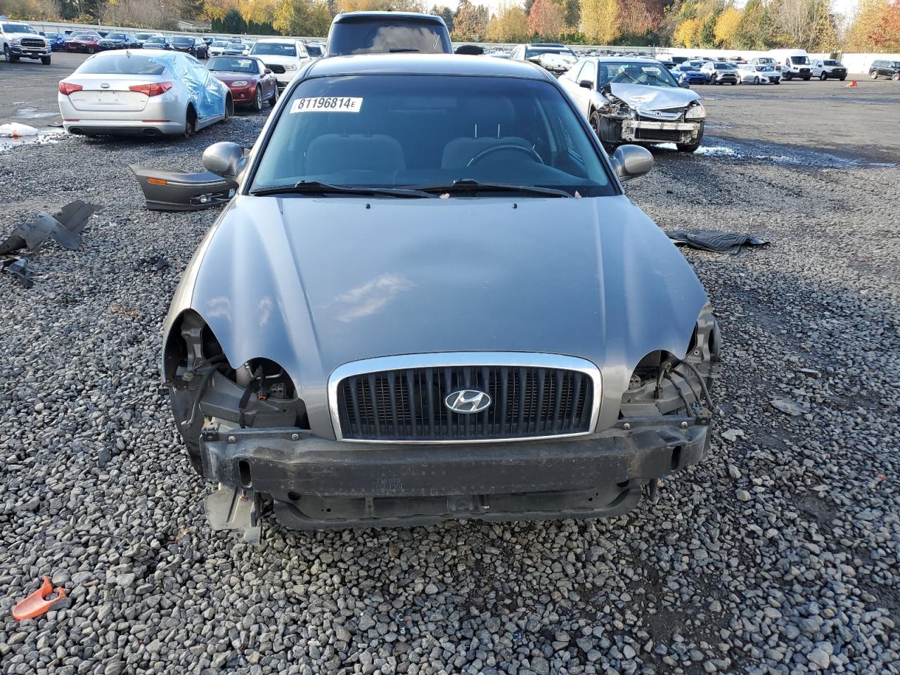 2003 Hyundai Sonata VIN KMHWF35H63A735505 Copart auction photo, front end / side damage thumbnail 5