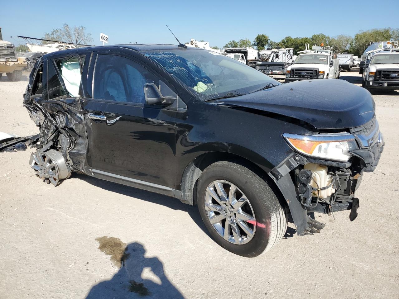 2011 Ford Edge VIN 2FMDK4JC4BBA70299 Copart auction photo, all over / undercarriage damage thumbnail 4