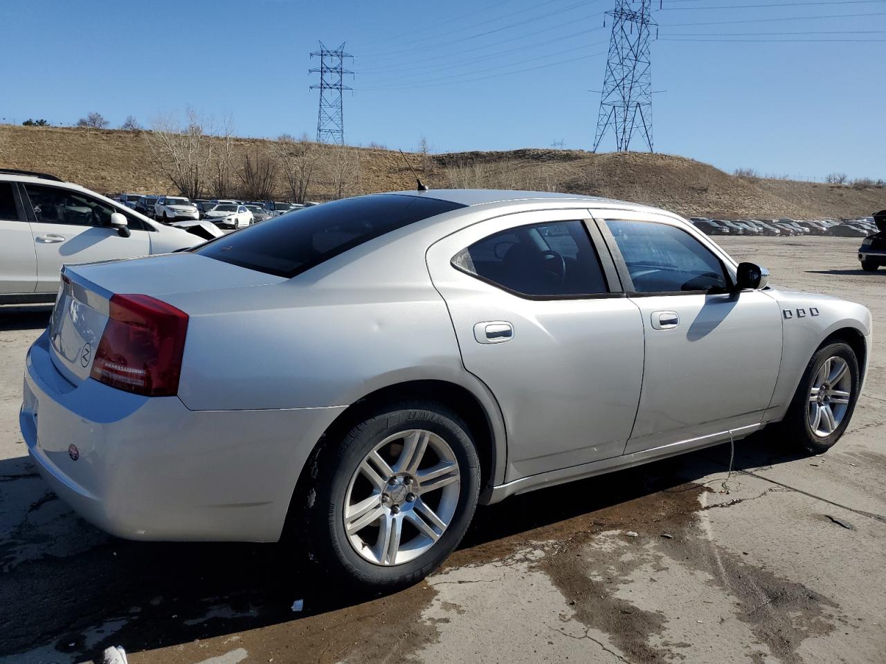 2008 Dodge Charger VIN 2B3KA43R58H153845 Copart auction photo, side / hail damage thumbnail 3