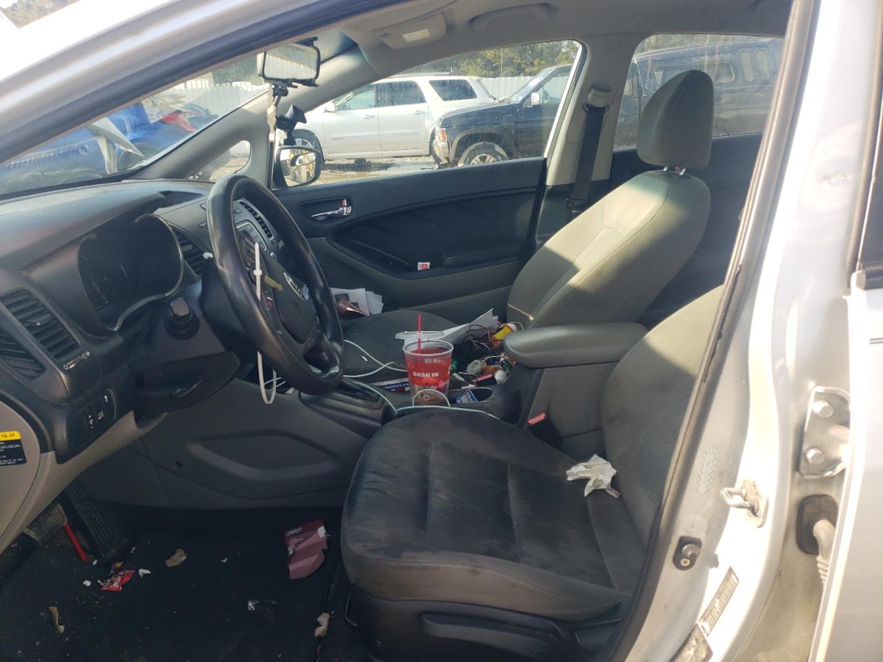 2015 KIA Forte VIN KNAFK4A65F5417508 Copart auction photo, front end / side damage thumbnail 7