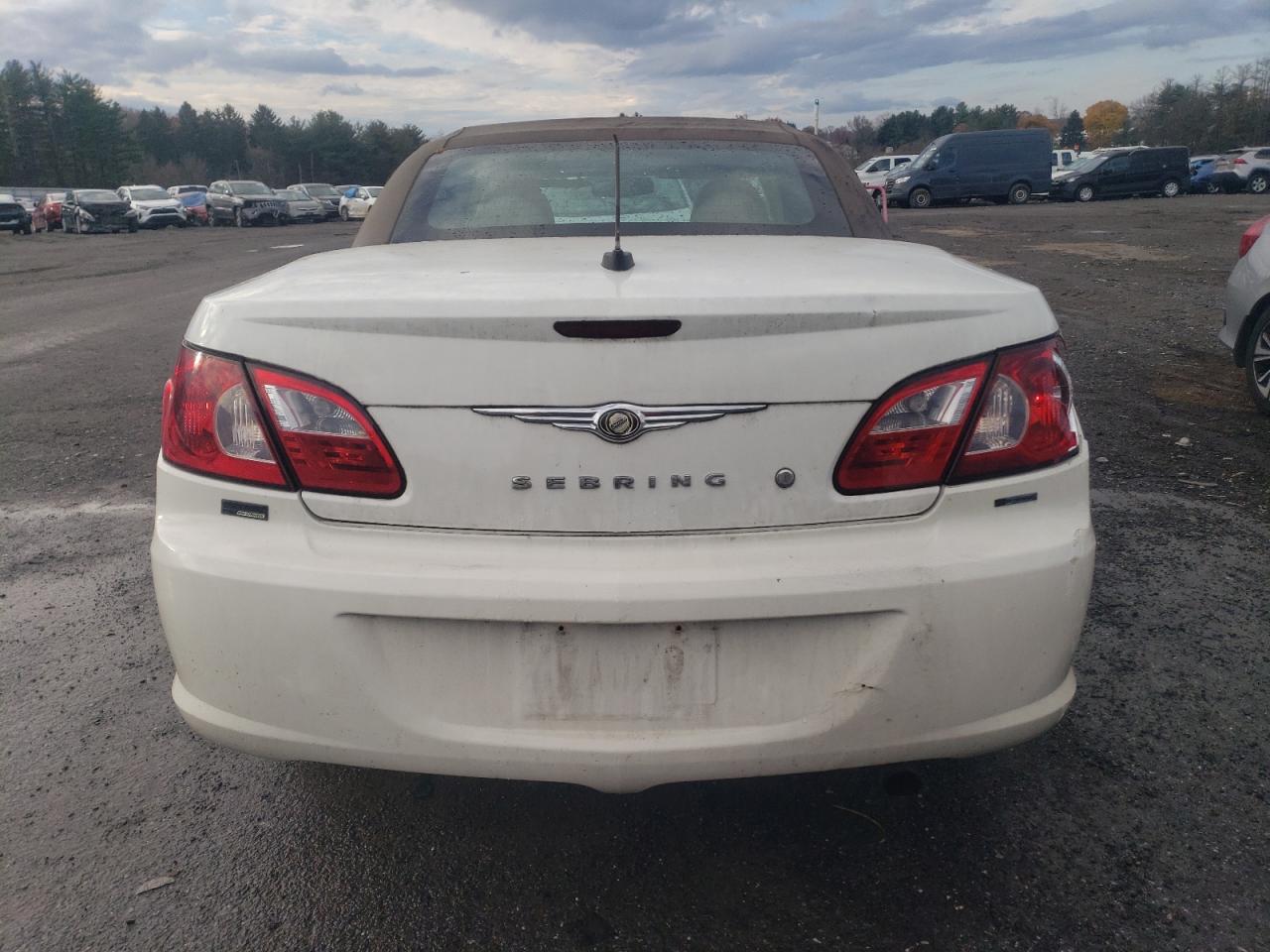 2008 Chrysler Sebring VIN 1C3LC55R88N641697 Copart auction photo, front end / side damage thumbnail 6