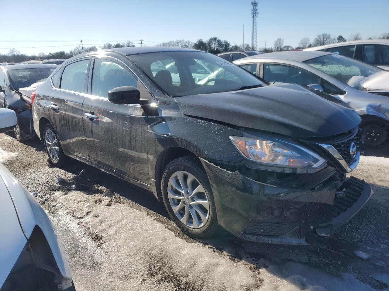 2019 Nissan Sentra VIN 3N1AB7AP3KL627464 Copart auction photo, front end damage thumbnail 4