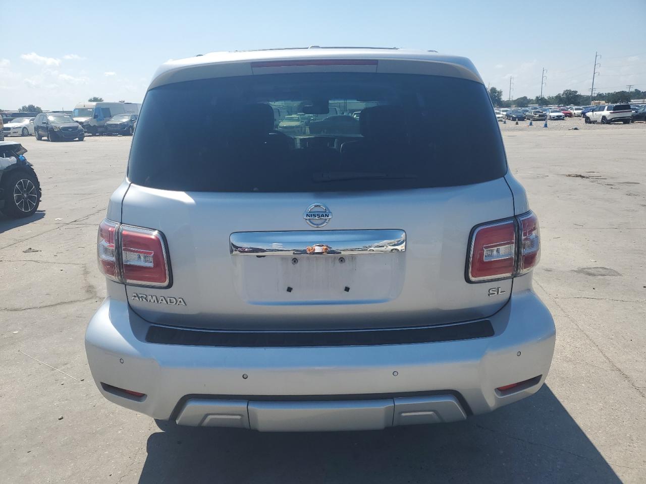 2017 Nissan Armada VIN JN8AY2ND9H9004211 Copart auction photo, front end / minor dent/scratches damage thumbnail 6