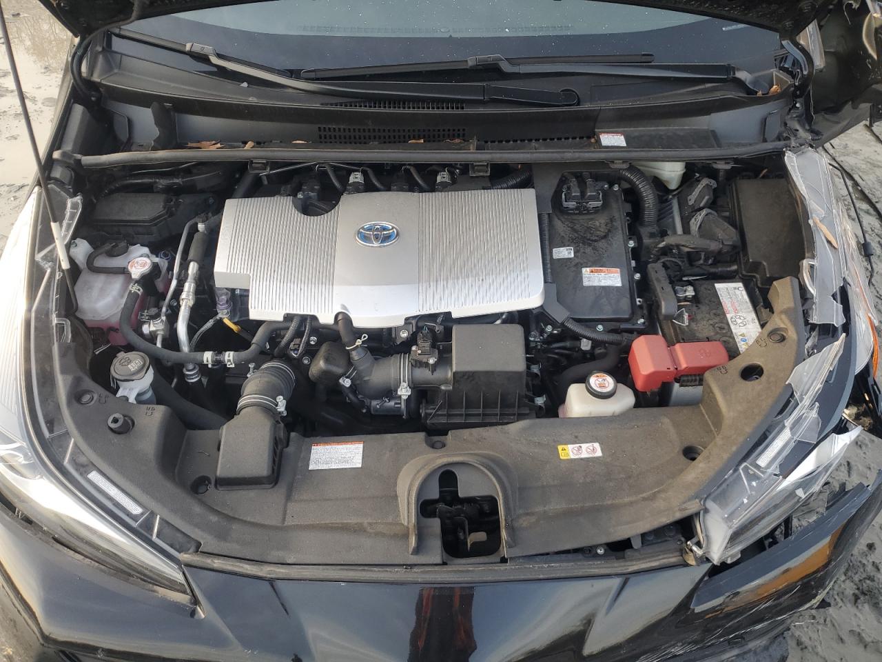 2021 Toyota Prius VIN JTDL9MFU6M3031097 Copart auction photo, front end damage thumbnail 11