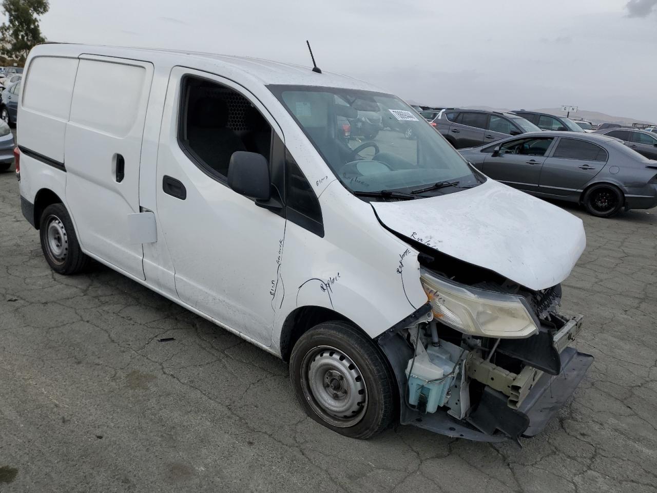 2015 Chevrolet Express VIN 3N63M0ZN0FK707727 Copart auction photo, front end damage thumbnail 4