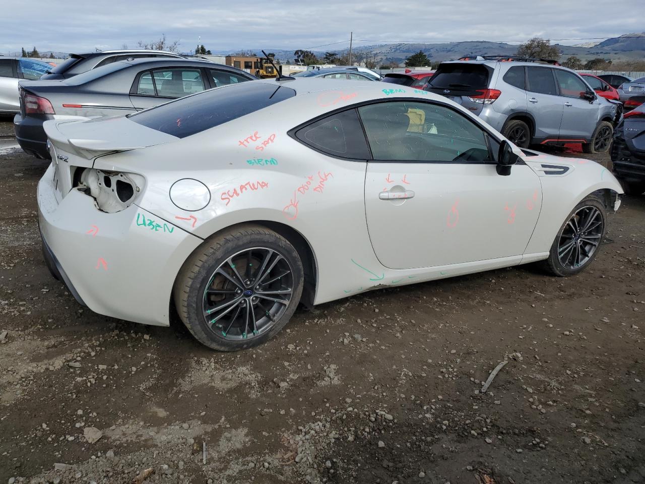2014 Subaru BRZ VIN JF1ZCAC19E9606592 Copart auction photo, front end damage thumbnail 3