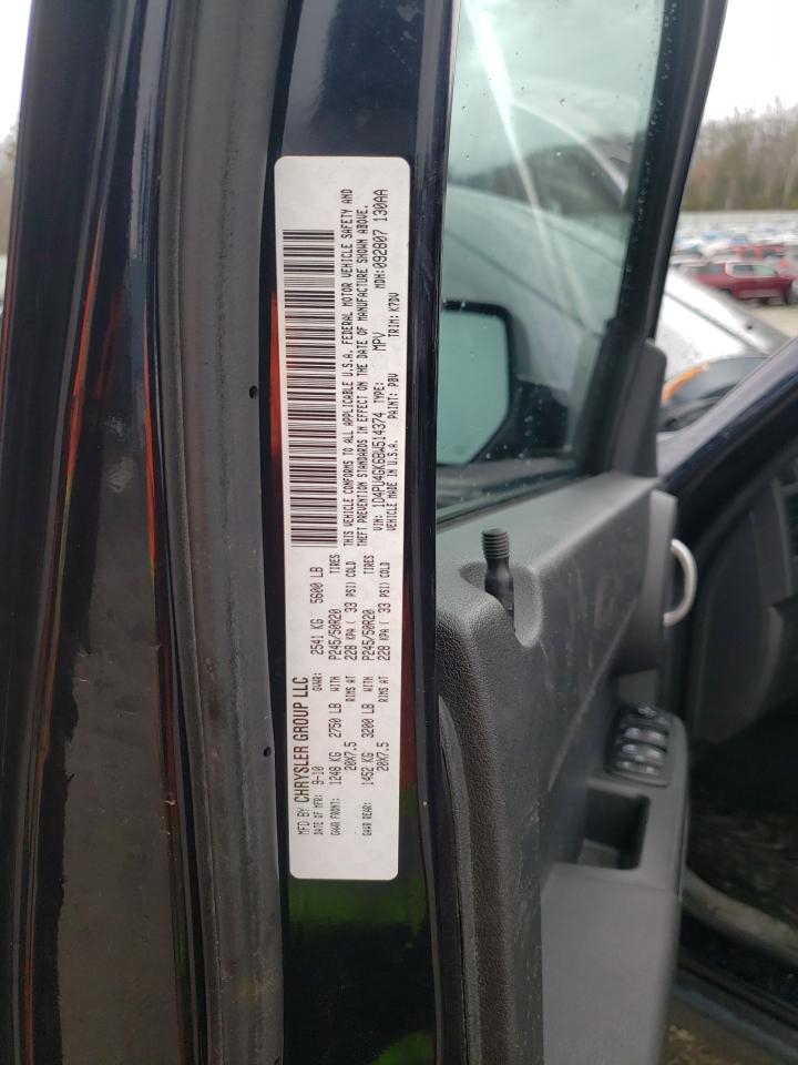 2011 Dodge Nitro VIN 1D4PU4GK6BW514374 Copart auction photo, undercarriage / front end damage thumbnail 13