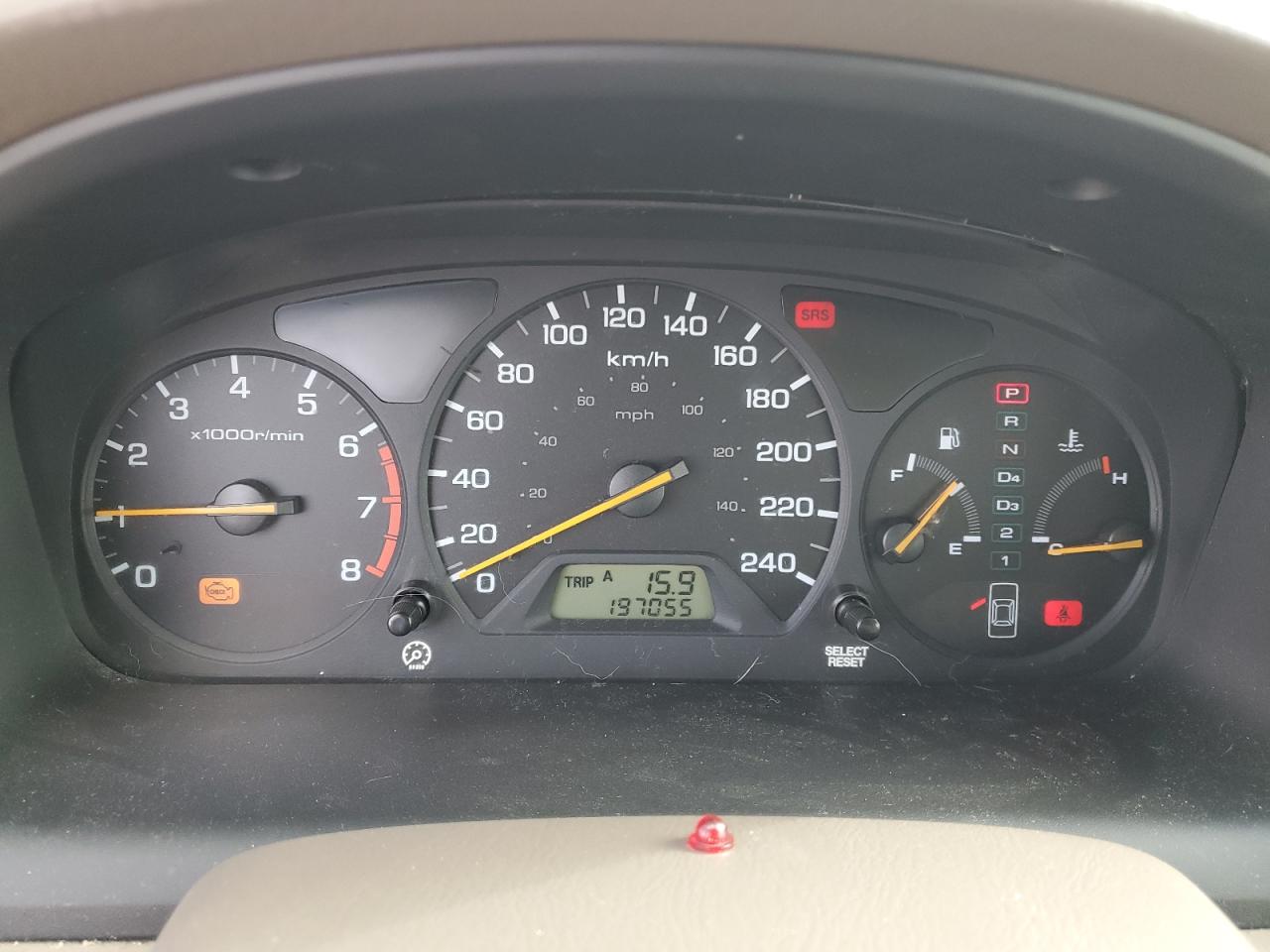 2001 Honda Accord VIN 1HGCG16441A804971 Copart auction photo, hail / minor dent/scratches damage thumbnail 9