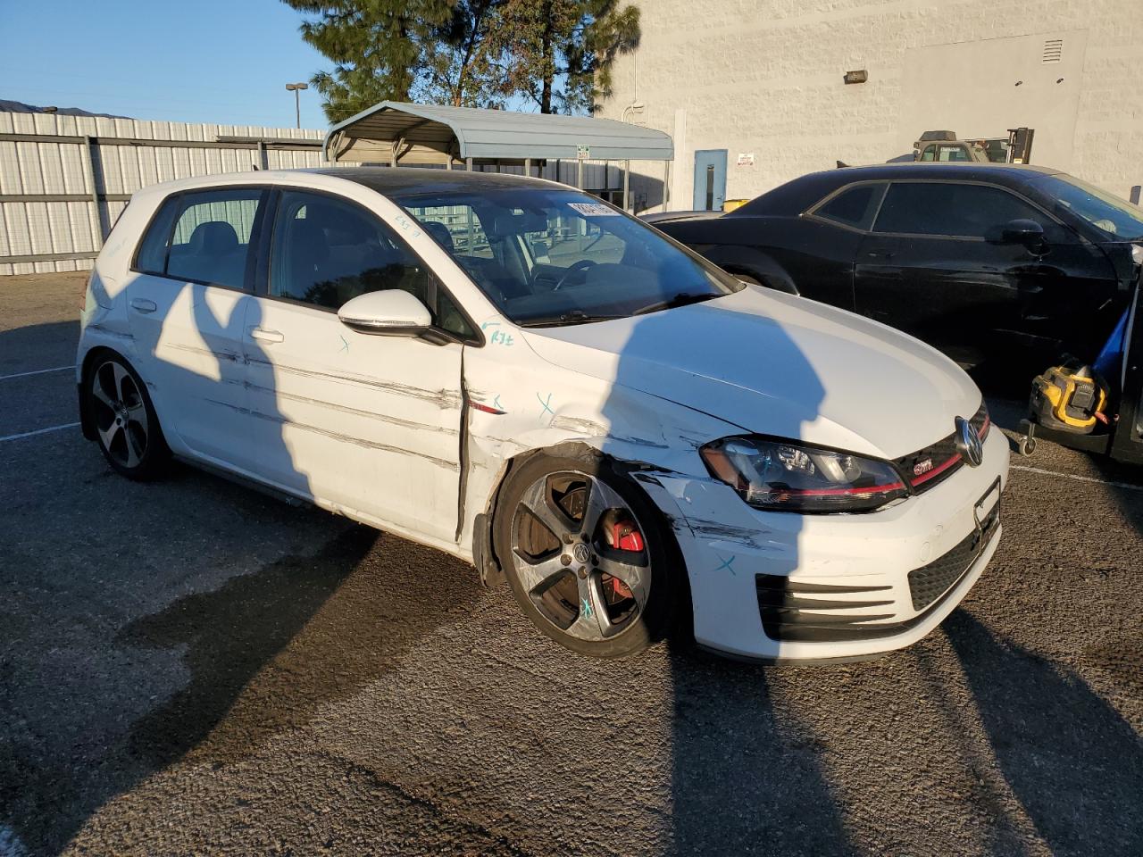 2017 Volkswagen GTI VIN 3VW447AU6HM063268 Copart auction photo, all over damage thumbnail 4