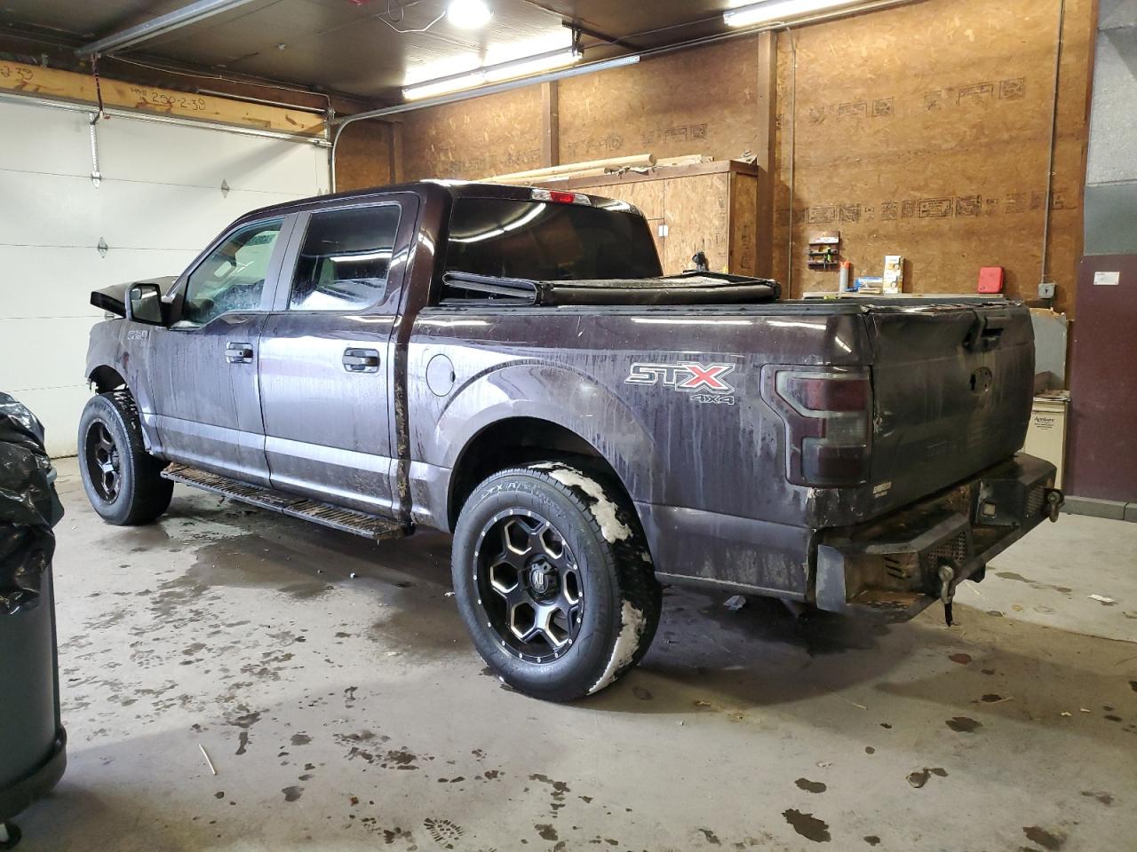 2018 Ford F-150 VIN 1FTEW1E51JFB18524 Copart auction photo, front end / side damage thumbnail 2
