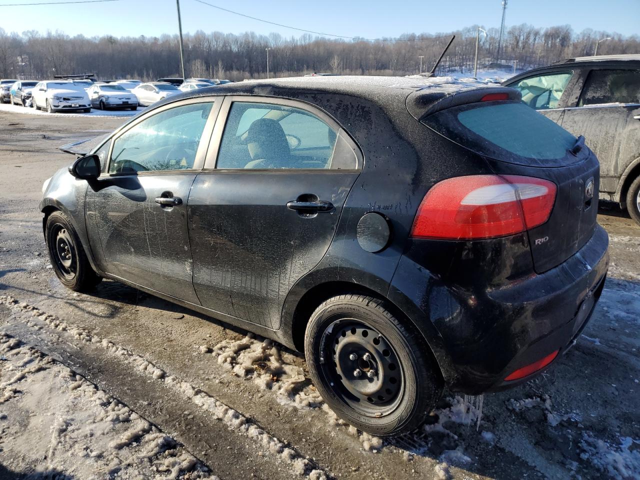 2015 KIA Rio VIN KNADM5A36F6457636 Copart auction photo, front end damage thumbnail 2