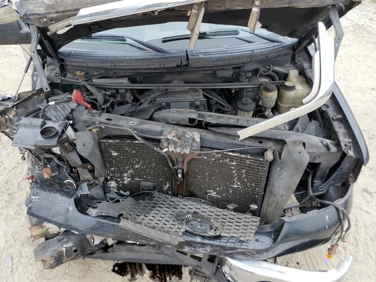 2006 Ford F-150 VIN 1FTPX12526NA59605 Copart auction photo, front end / side damage thumbnail 12