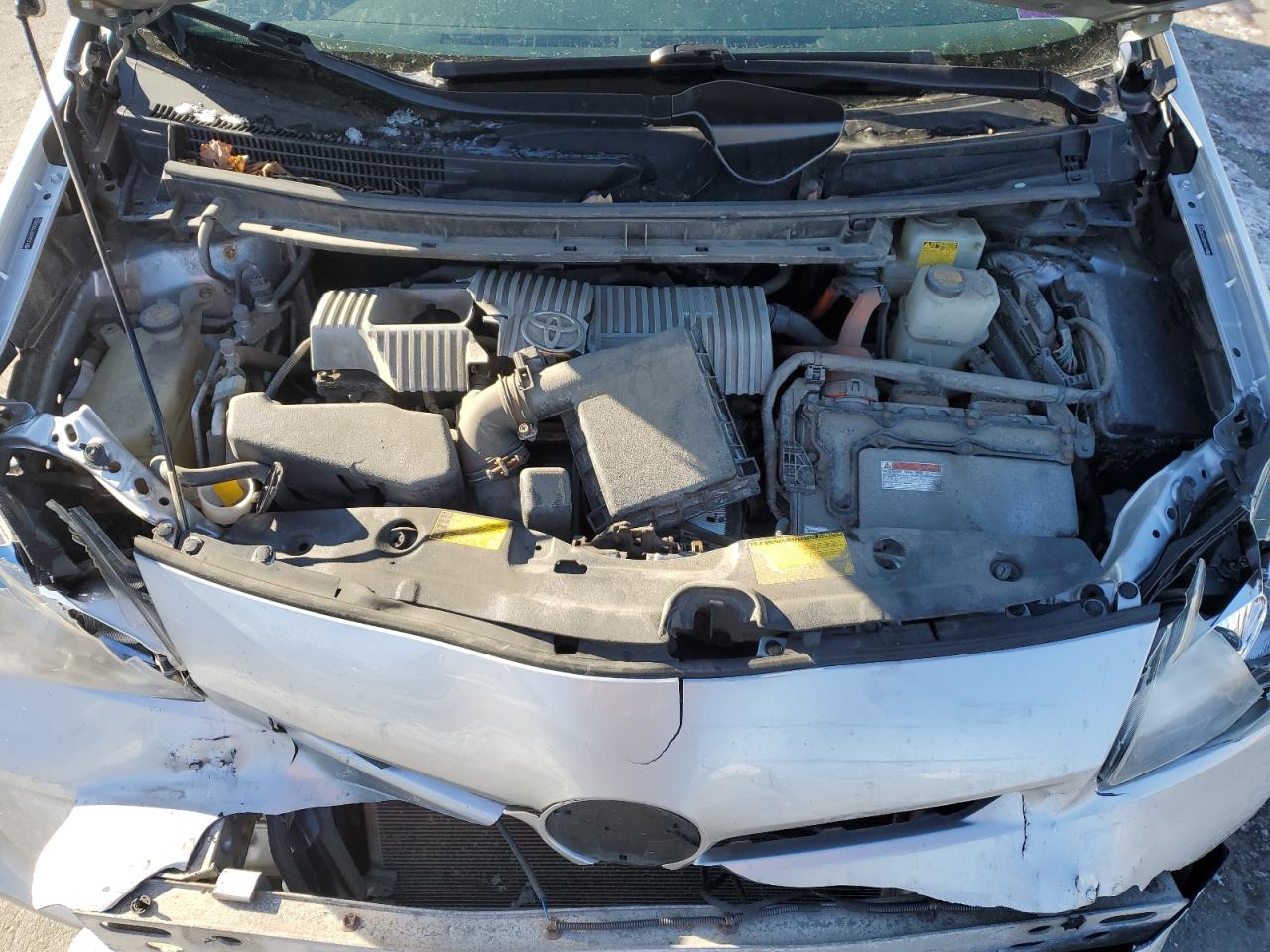 2012 Toyota Prius VIN JTDKN3DP7C3029002 Copart auction photo, front end damage thumbnail 11