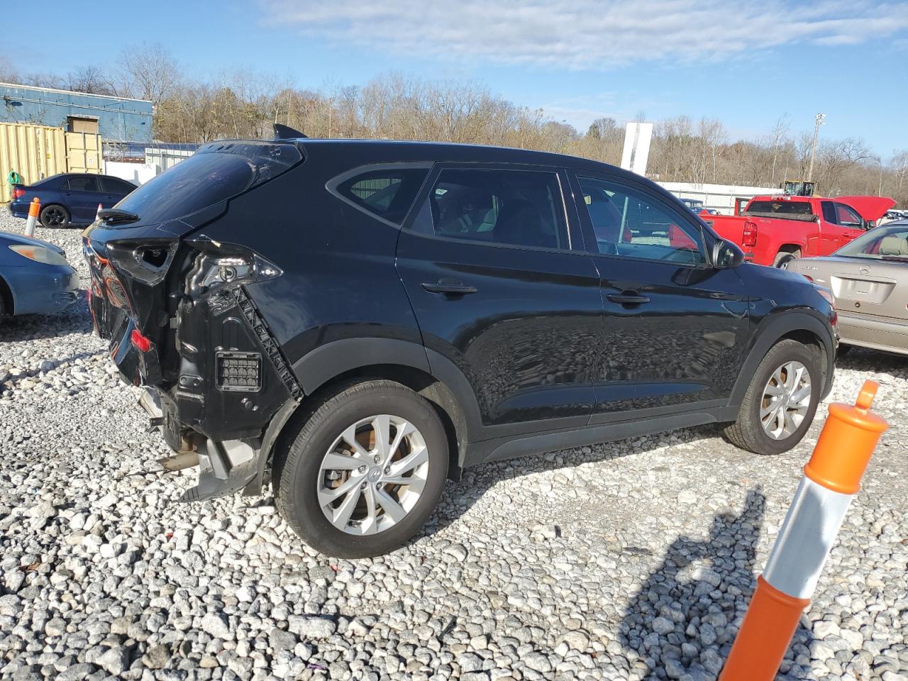 2021 Hyundai Tucson VIN KM8J2CA45MU372655 Copart auction photo, rear end / frame damage damage thumbnail 3
