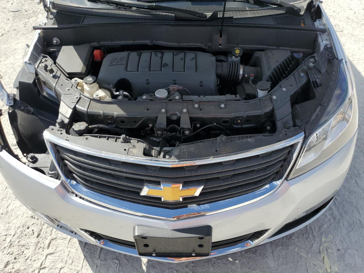 2017 Chevrolet Traverse VIN 1GNKRFED8HJ155857 Copart auction photo, front end damage thumbnail 12
