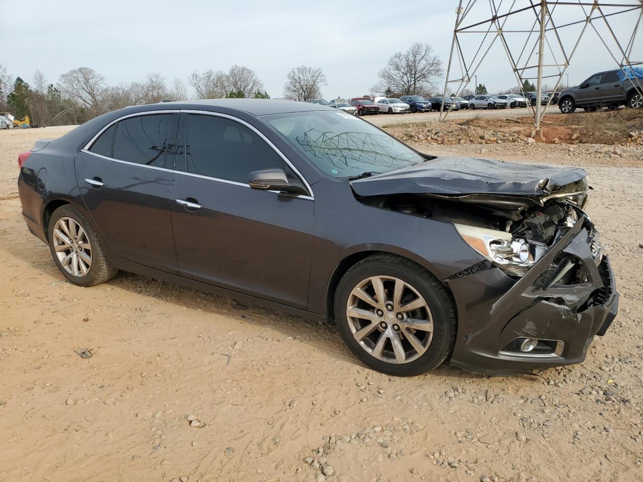 2013 Chevrolet Malibu VIN 1G11H5SA8DF311283 Copart auction photo, front end / rear end damage thumbnail 4