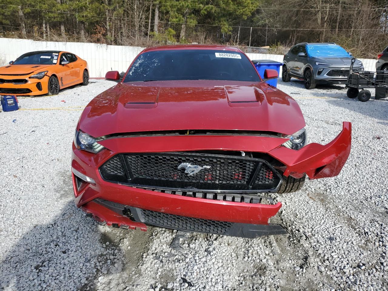 2020 Ford Mustang VIN 1FA6P8CF3L5191284 Copart auction photo, front end / side damage thumbnail 5