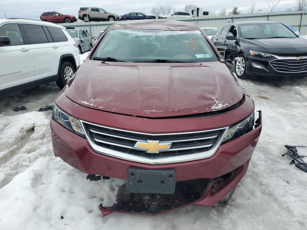 2017 Chevrolet Impala VIN 2G1105S36H9138600 Copart auction photo, all over damage thumbnail 5