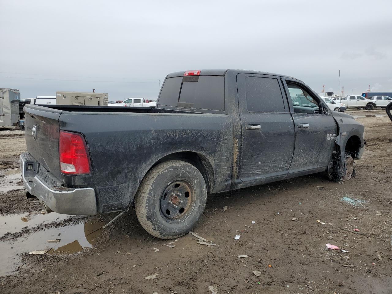 2018 RAM 1500 VIN 3C6RR6LT6JG151726 Copart auction photo, side / mechanical damage thumbnail 3