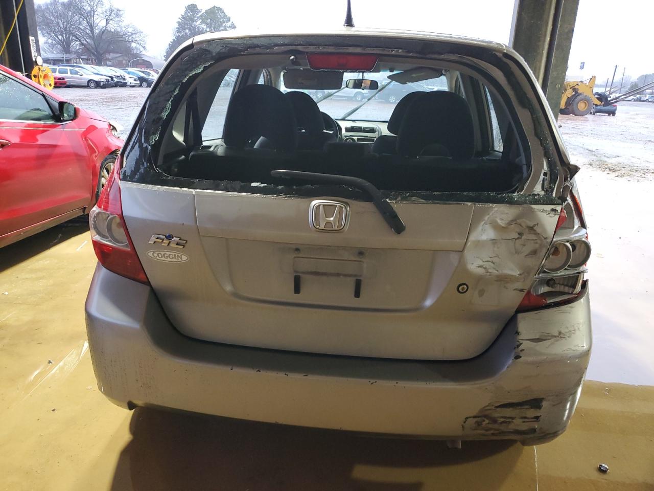 2008 Honda Fit VIN JHMGD38418S029906 Copart auction photo, rear end damage thumbnail 6