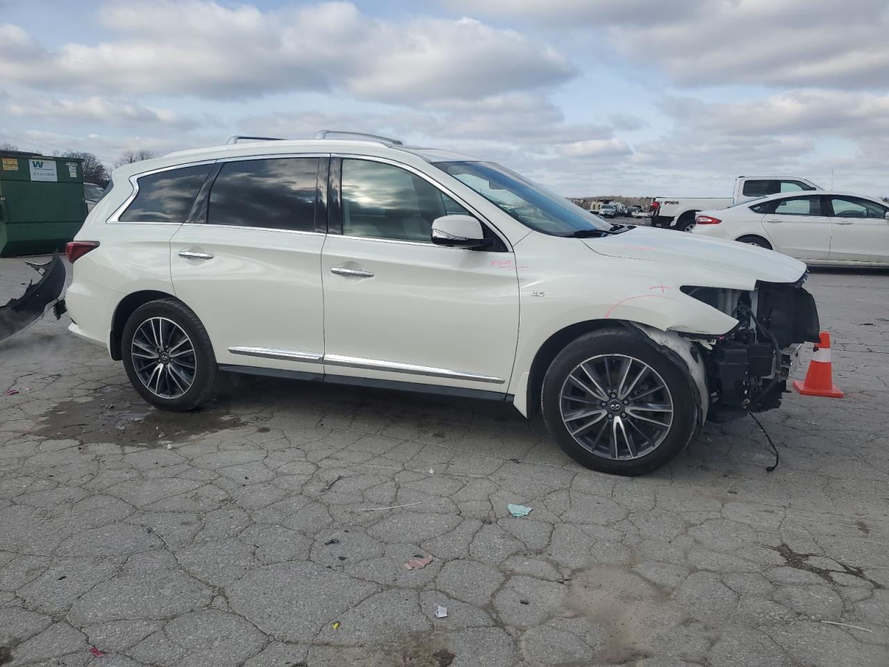 2020 Infiniti QX60 VIN 5N1DL0MN9LC523837 Copart auction photo, front end damage thumbnail 4
