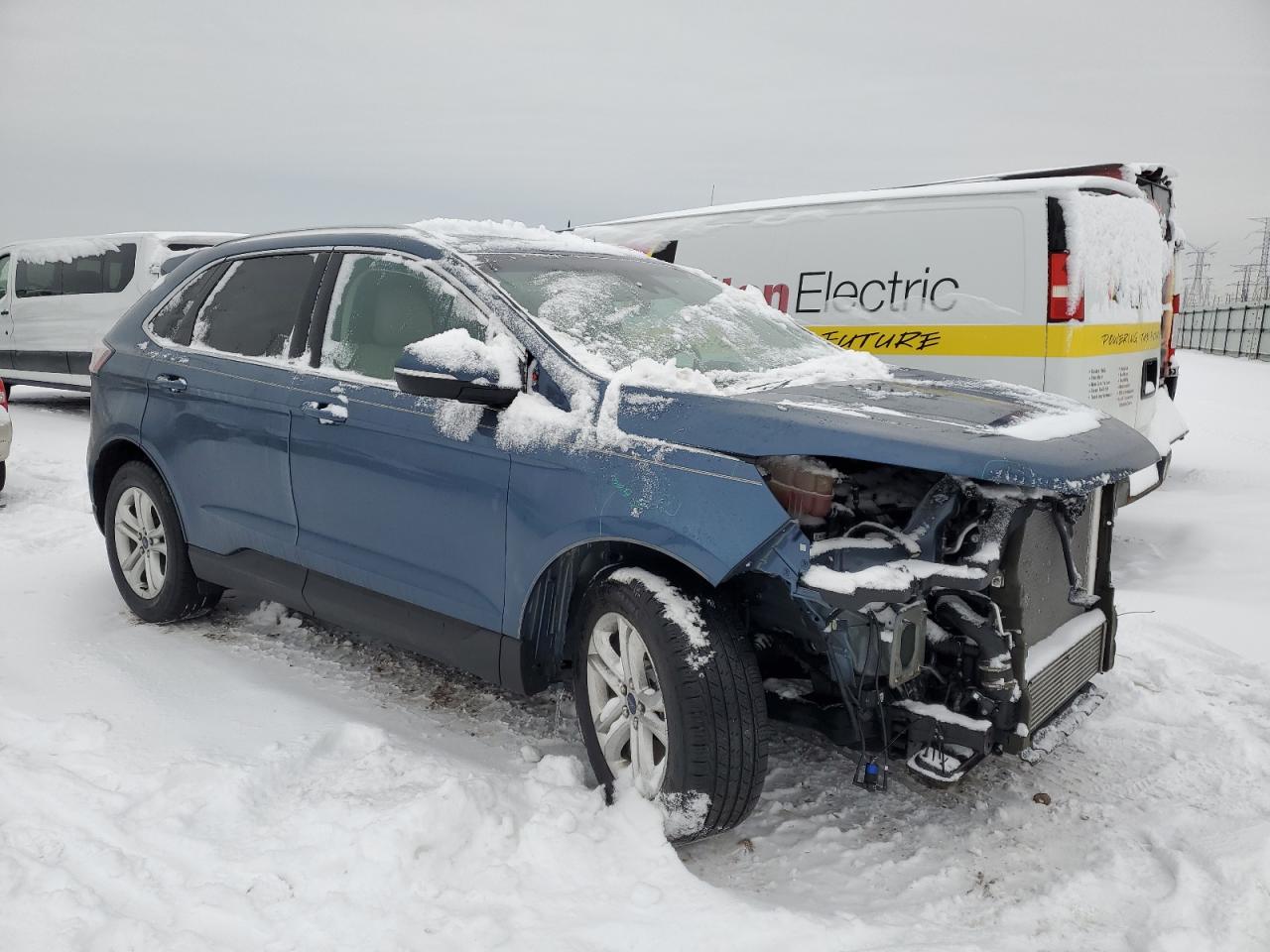 2019 Ford Edge VIN 2FMPK4J98KBC16981 Copart auction photo, front end damage thumbnail 4