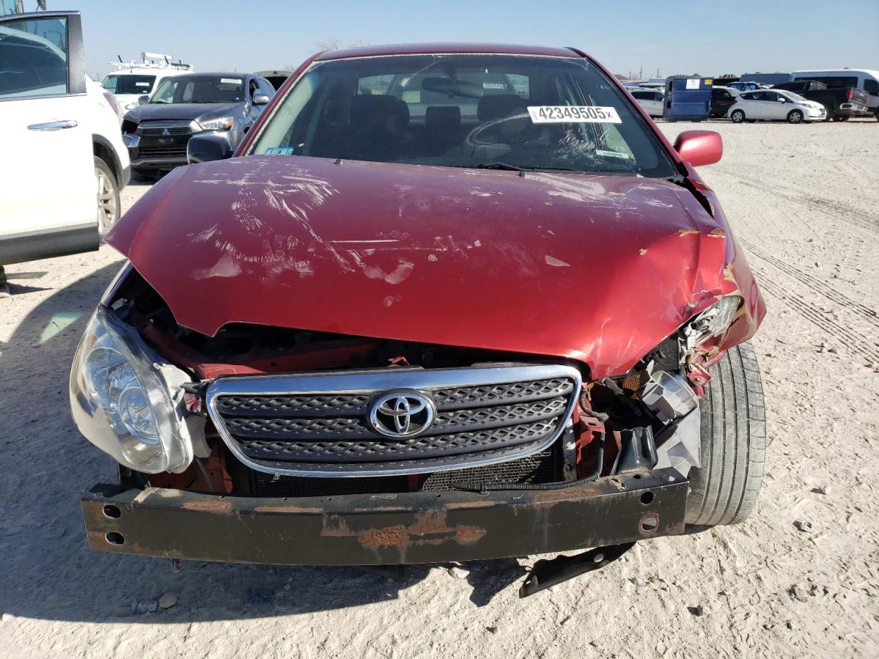 2005 Toyota Corolla VIN 2T1BR32E65C550552 Copart auction photo, front end / rear end damage thumbnail 5