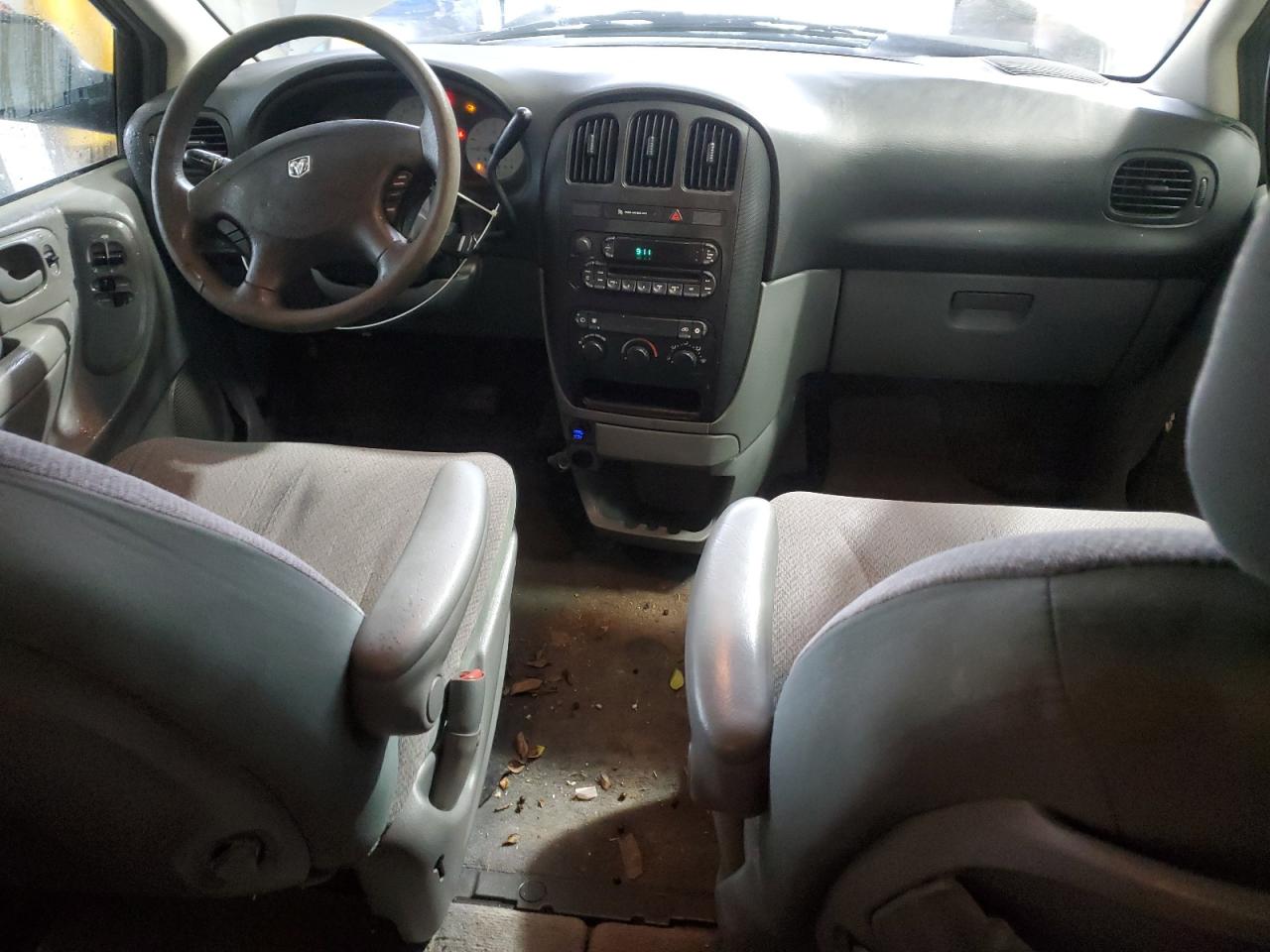2007 Dodge Caravan VIN 1D4GP24R77B100287 Copart auction photo, front end / rear end damage thumbnail 8