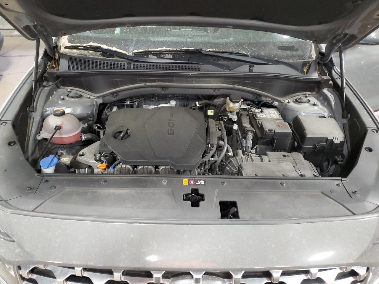 2021 Hyundai Santa Fe VIN 5NMS2DAJ2MH349698 Copart auction photo, side / rear end damage thumbnail 12