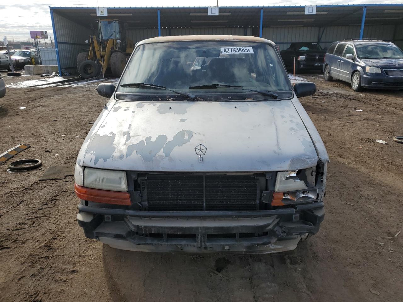 1993 Dodge Caravan VIN 2B4GH2535PR347472 Copart auction photo, front end / side damage thumbnail 5