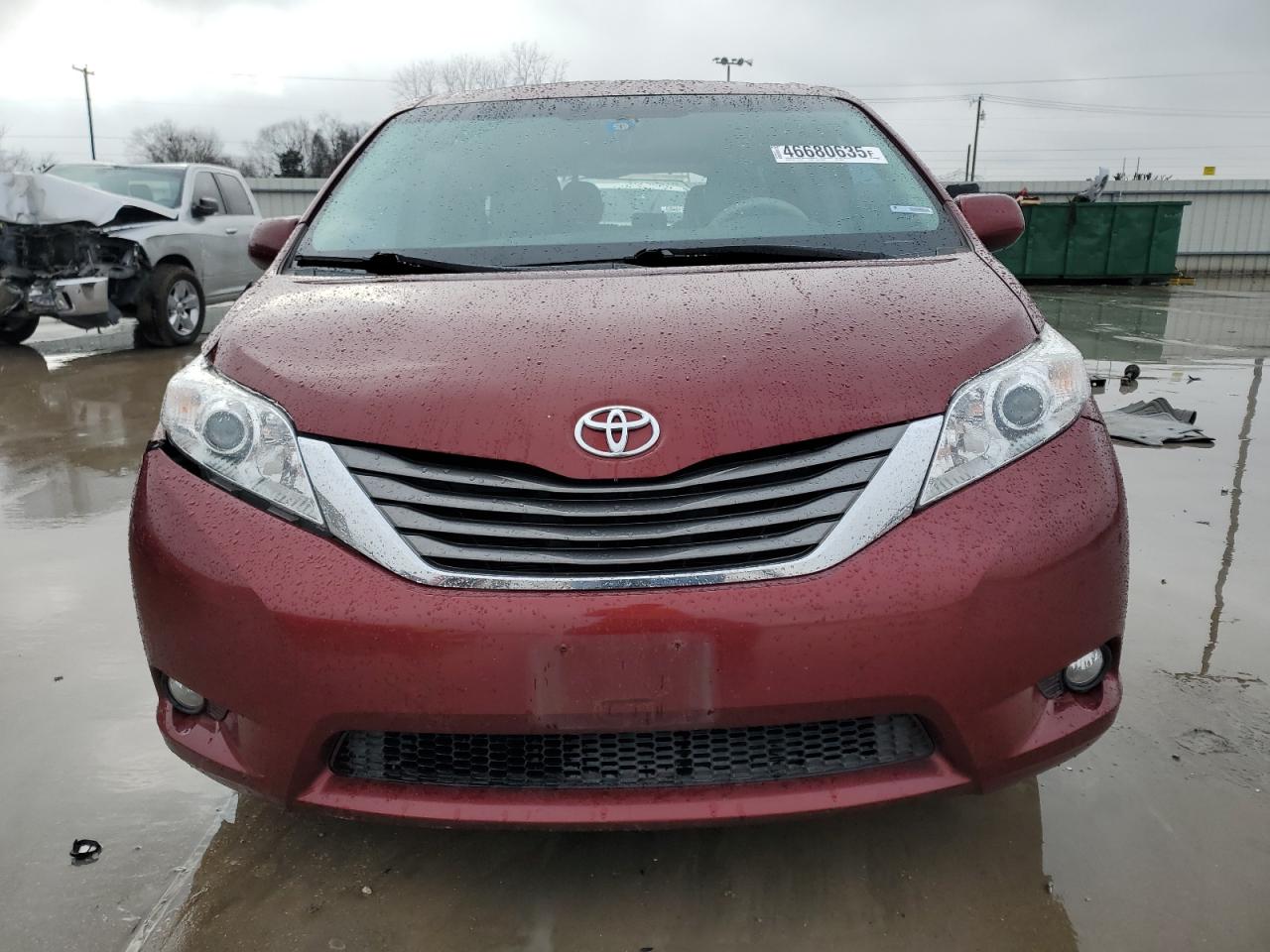 2014 Toyota Sienna VIN 5TDYK3DC3ES405762 Copart auction photo, rear end / side damage thumbnail 5