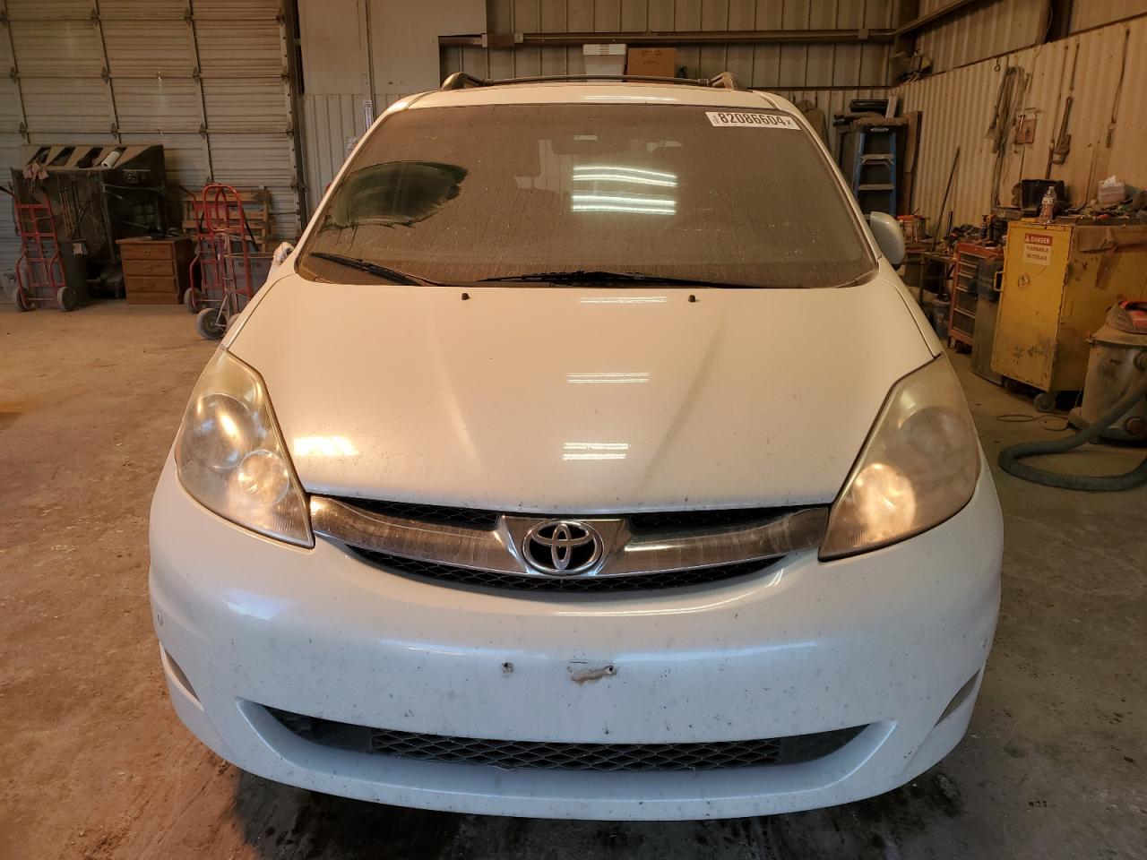 2009 Toyota Sienna VIN 5TDZK22C69S281073 Copart auction photo, rear end / hail damage thumbnail 5