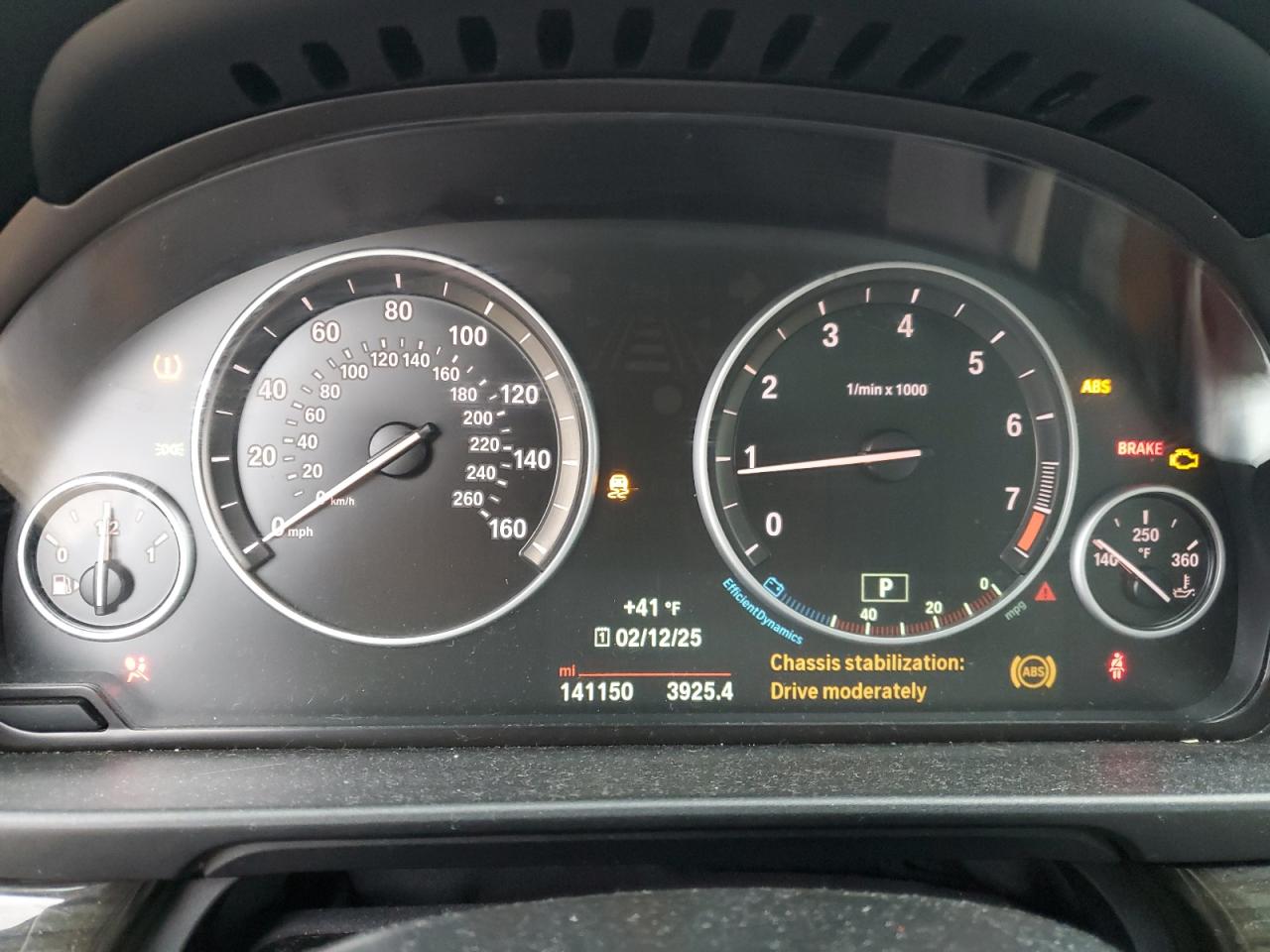 2015 BMW 5er VIN WBA5B3C59FD541135 Copart auction photo, front end damage thumbnail 9