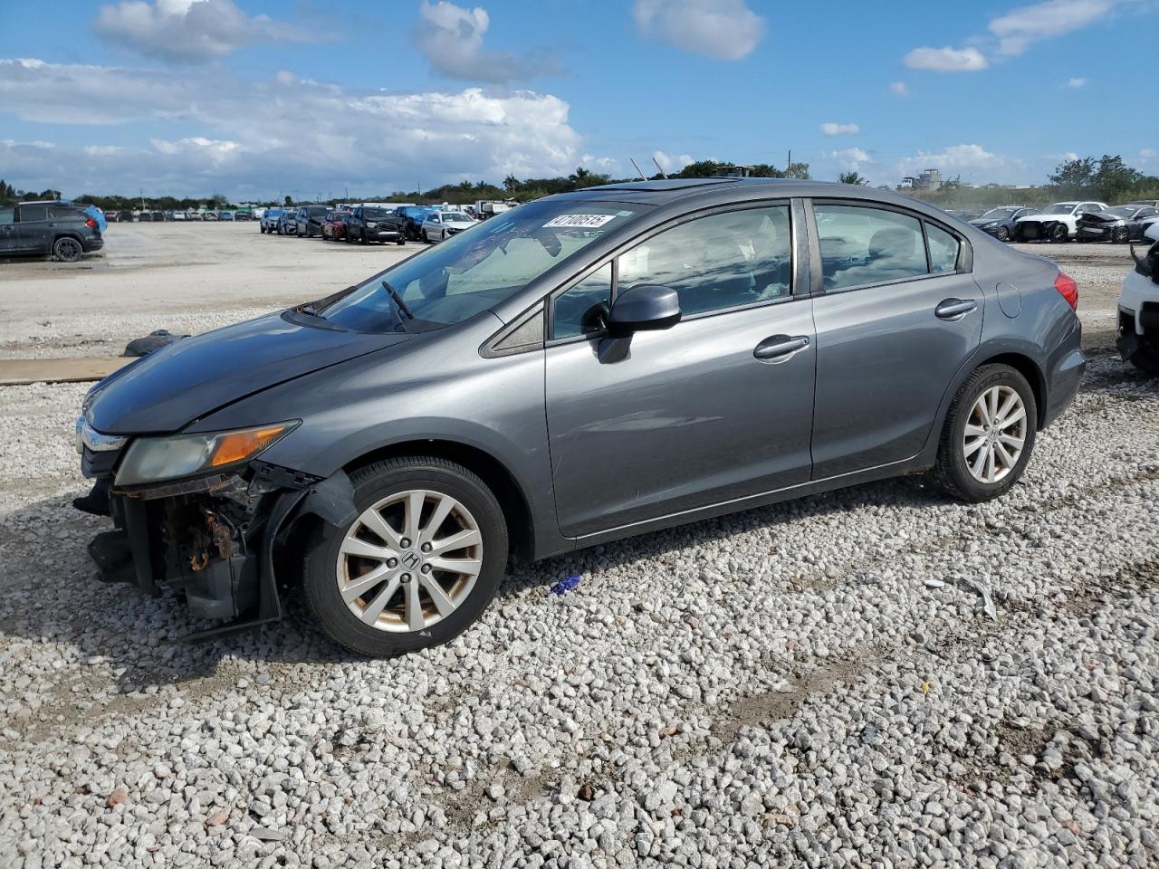 2012 Honda Civic VIN 2HGFB2F99CH525341