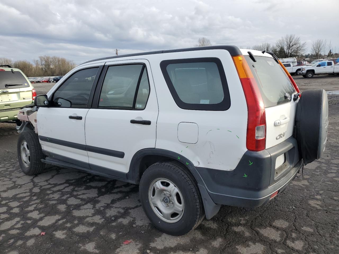 2004 Honda CR-V VIN JHLRD68404C014025 Copart auction photo, all over / undercarriage damage thumbnail 2