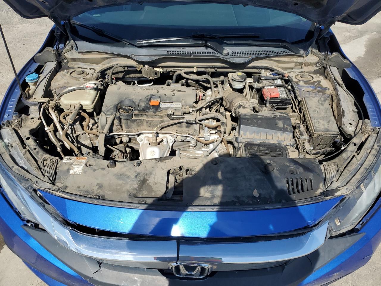 2017 Honda Civic VIN 2HGFC2F5XHH537127 Copart auction photo, front end / side damage thumbnail 12