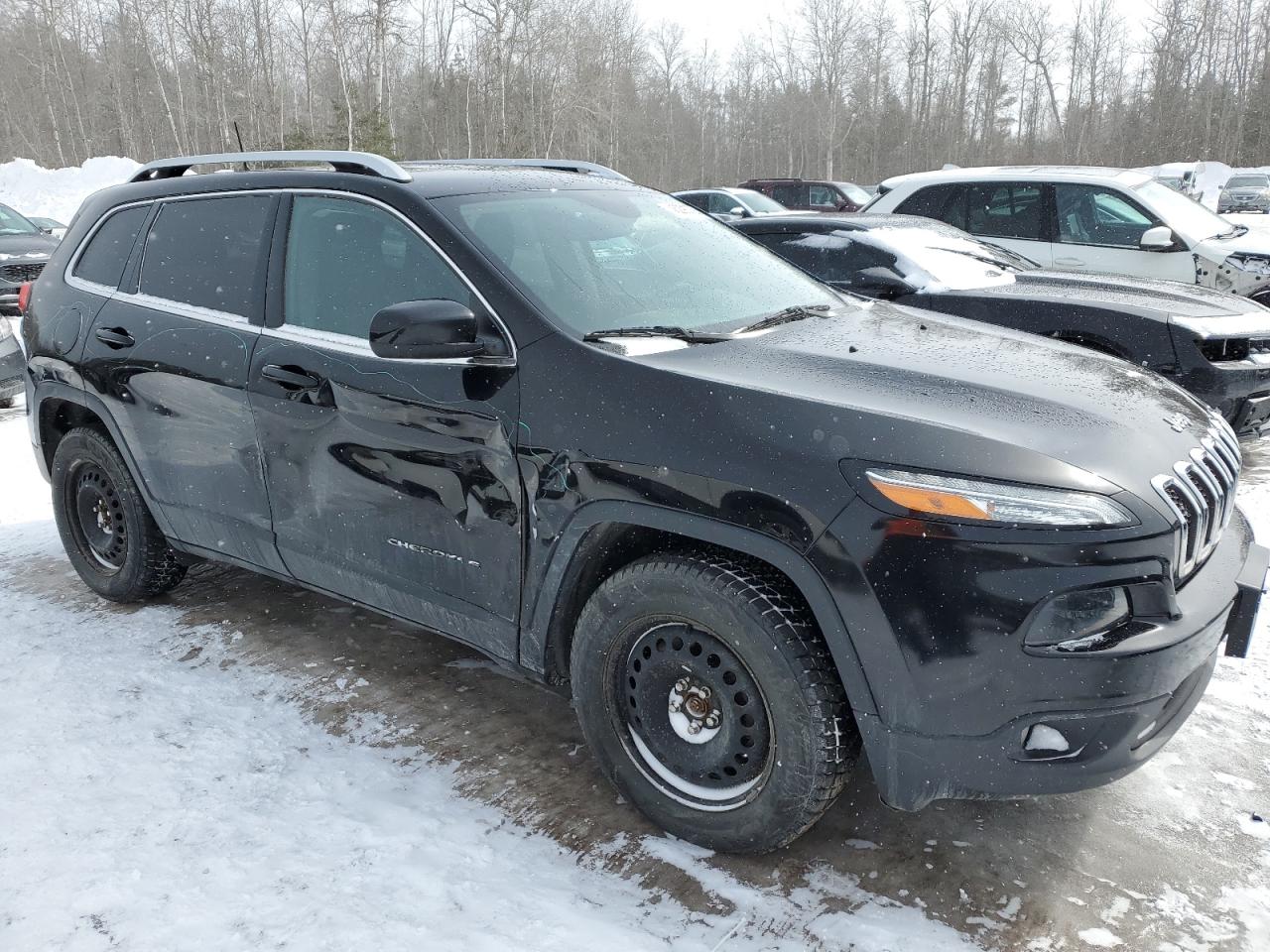 2017 Jeep Cherokee VIN 1C4PJMCSXHW631380 Copart auction photo, side / front end damage thumbnail 4