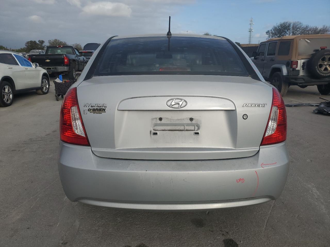 2009 Hyundai Accent VIN KMHCN46C19U284845 Copart auction photo, front end damage thumbnail 6