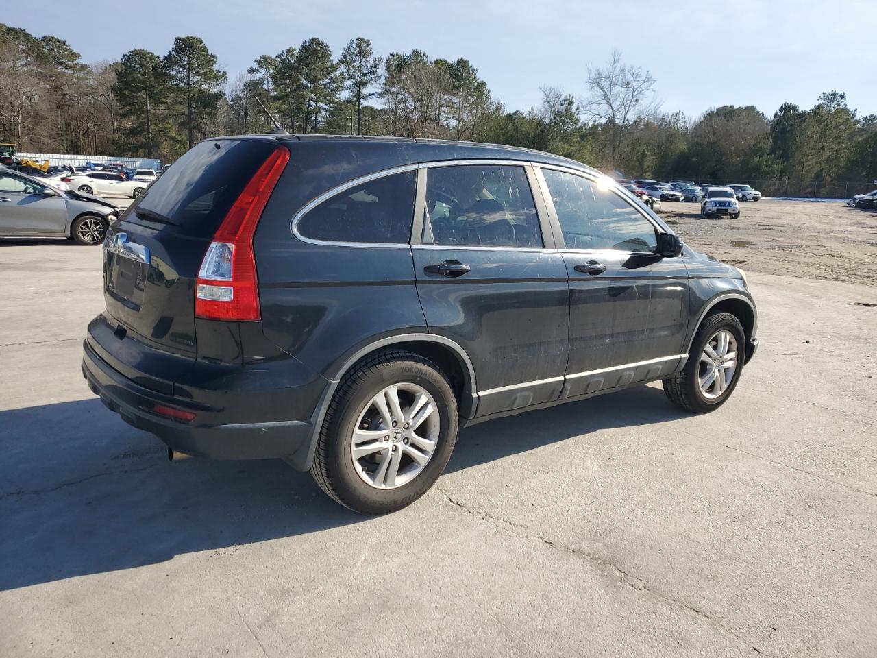 2011 Honda CR-V VIN 5J6RE3H75BL036886 Copart auction photo, side damage thumbnail 3