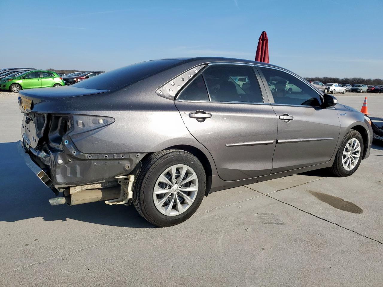2016 Toyota Camry VIN 4T1BD1FK1GU179711 Copart auction photo, rear end damage thumbnail 3