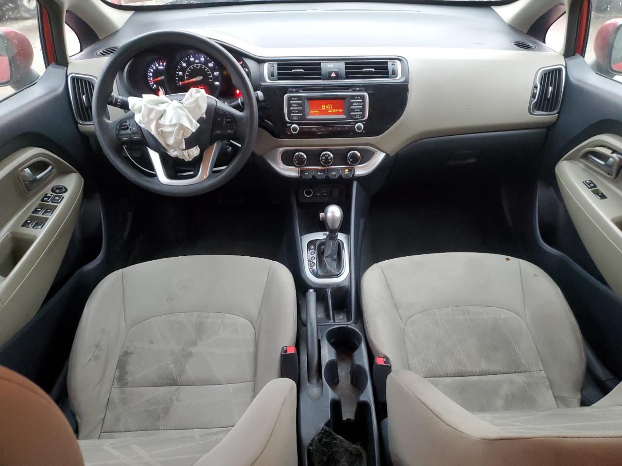 2017 KIA Rio VIN KNADM4A32H6026417 Copart auction photo, front end damage thumbnail 8