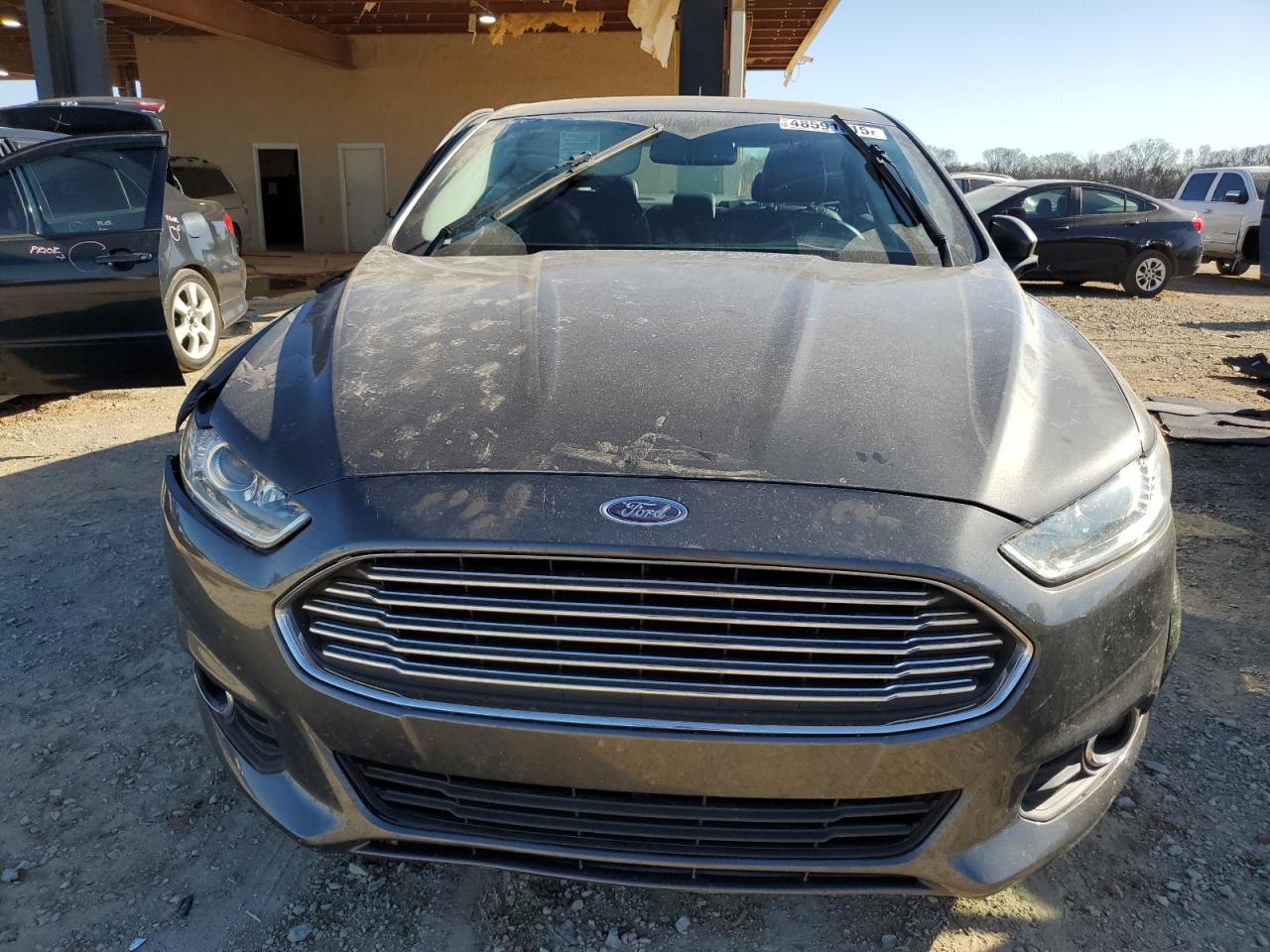 2016 Ford Fusion VIN 3FA6P0H95GR296609 Copart auction photo, front end / side damage thumbnail 5
