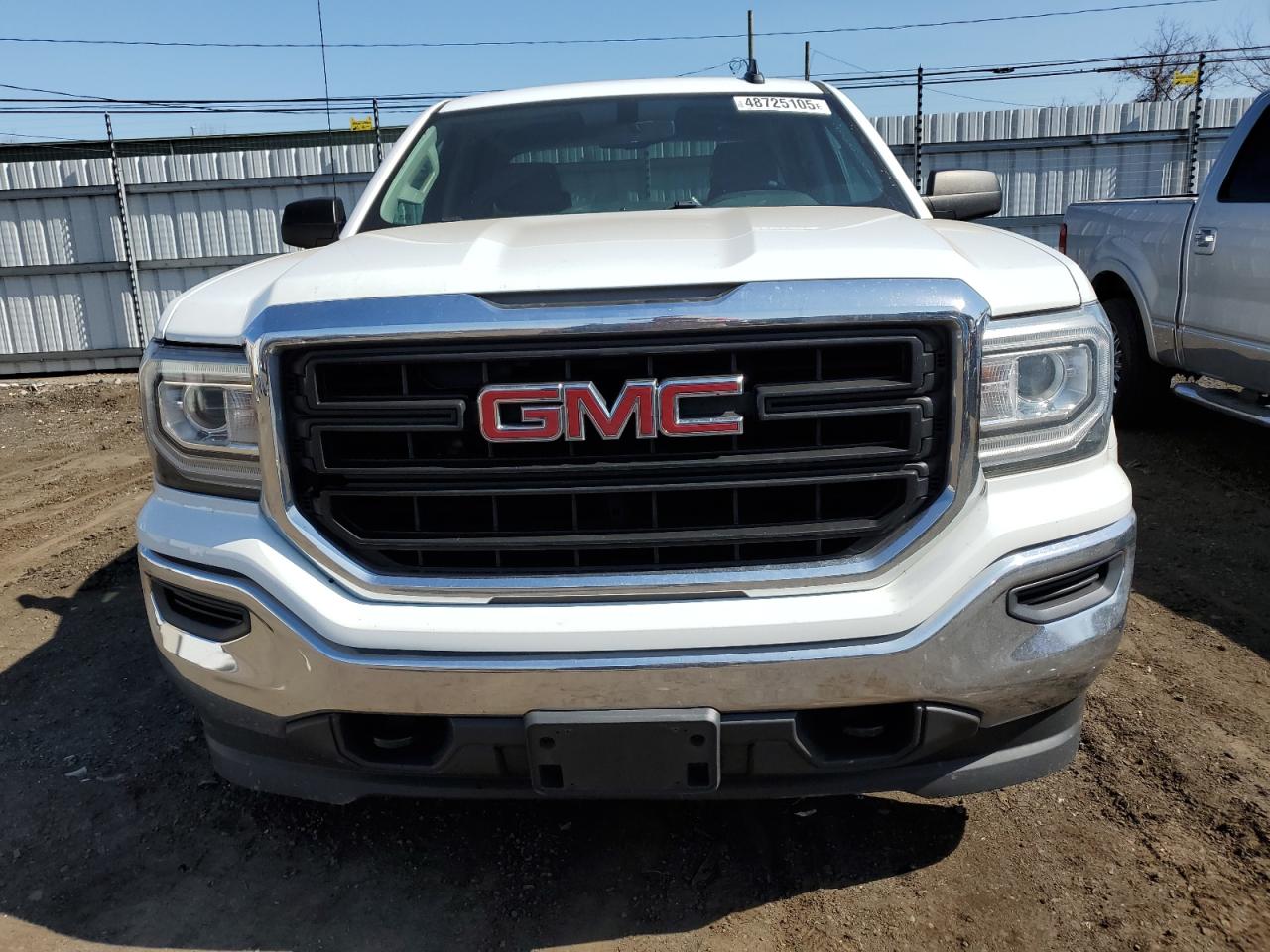 2017 GMC Sierra VIN 1GTV2LEH1HZ394437 Copart auction photo, rear end / side damage thumbnail 5
