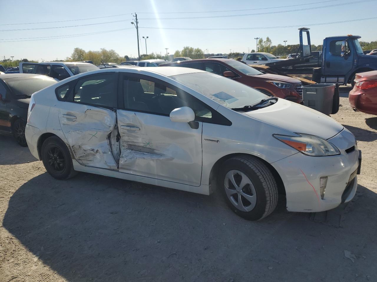 2015 Toyota Prius VIN JTDKN3DU4F1893771 Copart auction photo, side / minor dent/scratches damage thumbnail 4