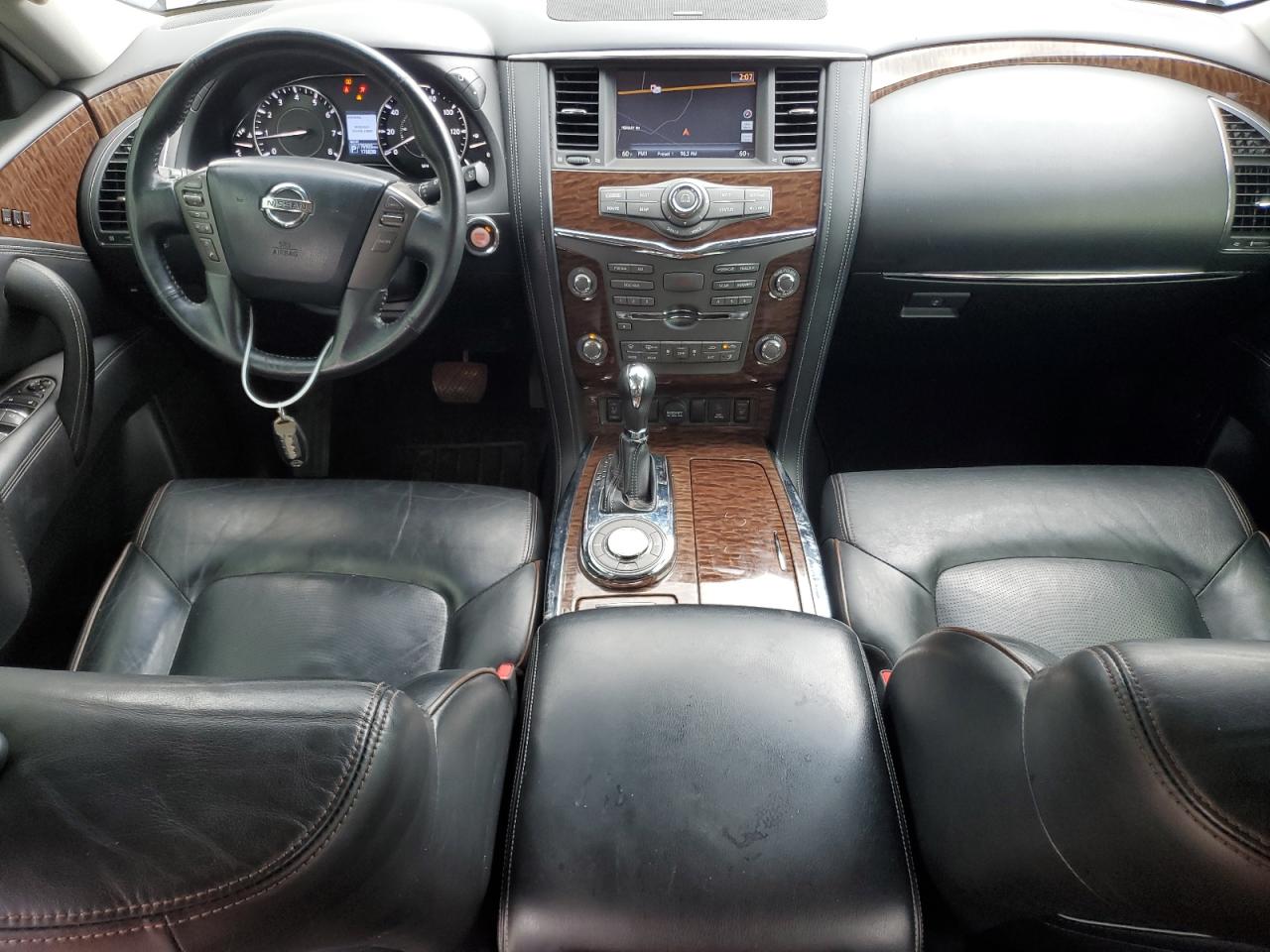 2017 Nissan Armada VIN JN8AY2ND1H9006339 Copart auction photo, front end damage thumbnail 8
