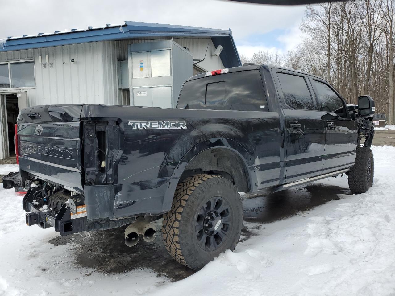 2022 Ford F250 VIN 1FT8W2BT3NEF94257 Copart auction photo, front end / rear end damage thumbnail 3