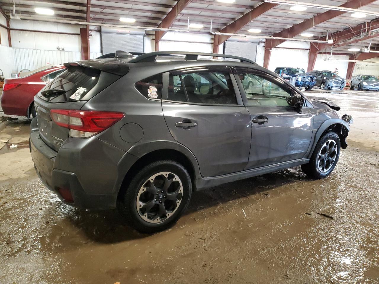 2021 Subaru XV VIN JF2GTACC8M9218949 Copart auction photo, front end / side damage thumbnail 3